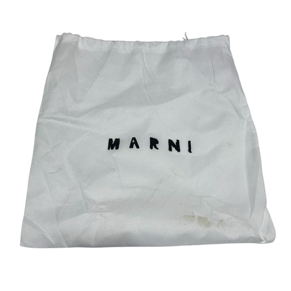 Authentic MARNI TROPACALIA Micro Shoulder Bag Green Hemp #36632142 w/dust Cover - Picture 7 of 10